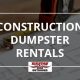 construction, dumpster, rentals, junk