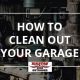 clean garage, tips, junk