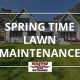 lawn, maintenance, spring