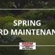 spring, yard, maintenance