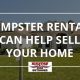 dumpster, rental, sell home