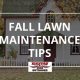 fall, lawn maintenance, tips, guide