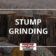 stump, grinding, trees